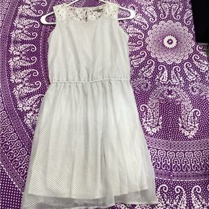 EUC - loft polka dress